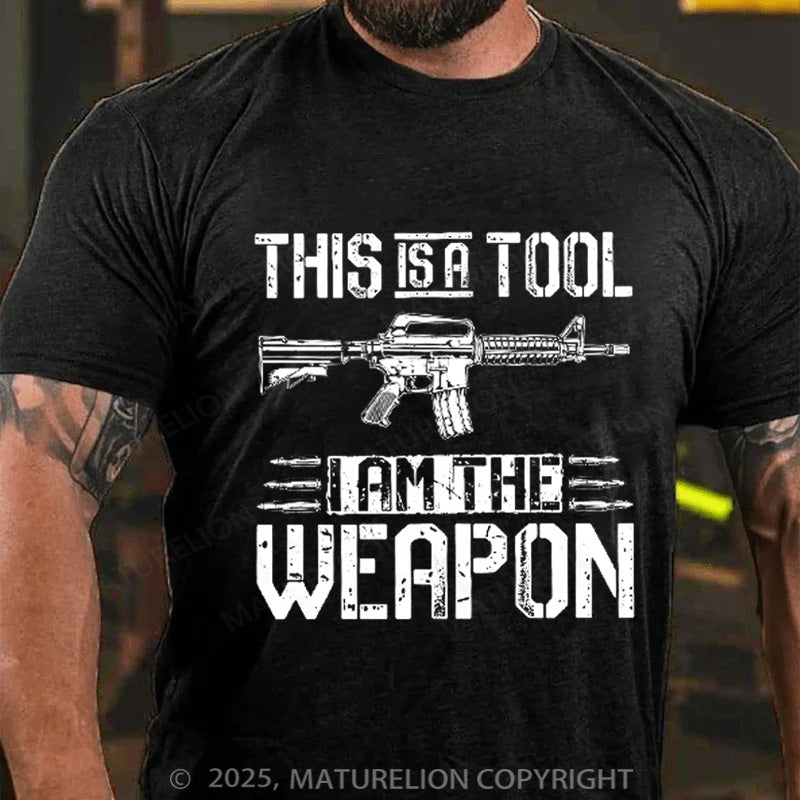 Maturelion Men's T-shirt 2nd Amendment Cotton T-shirt