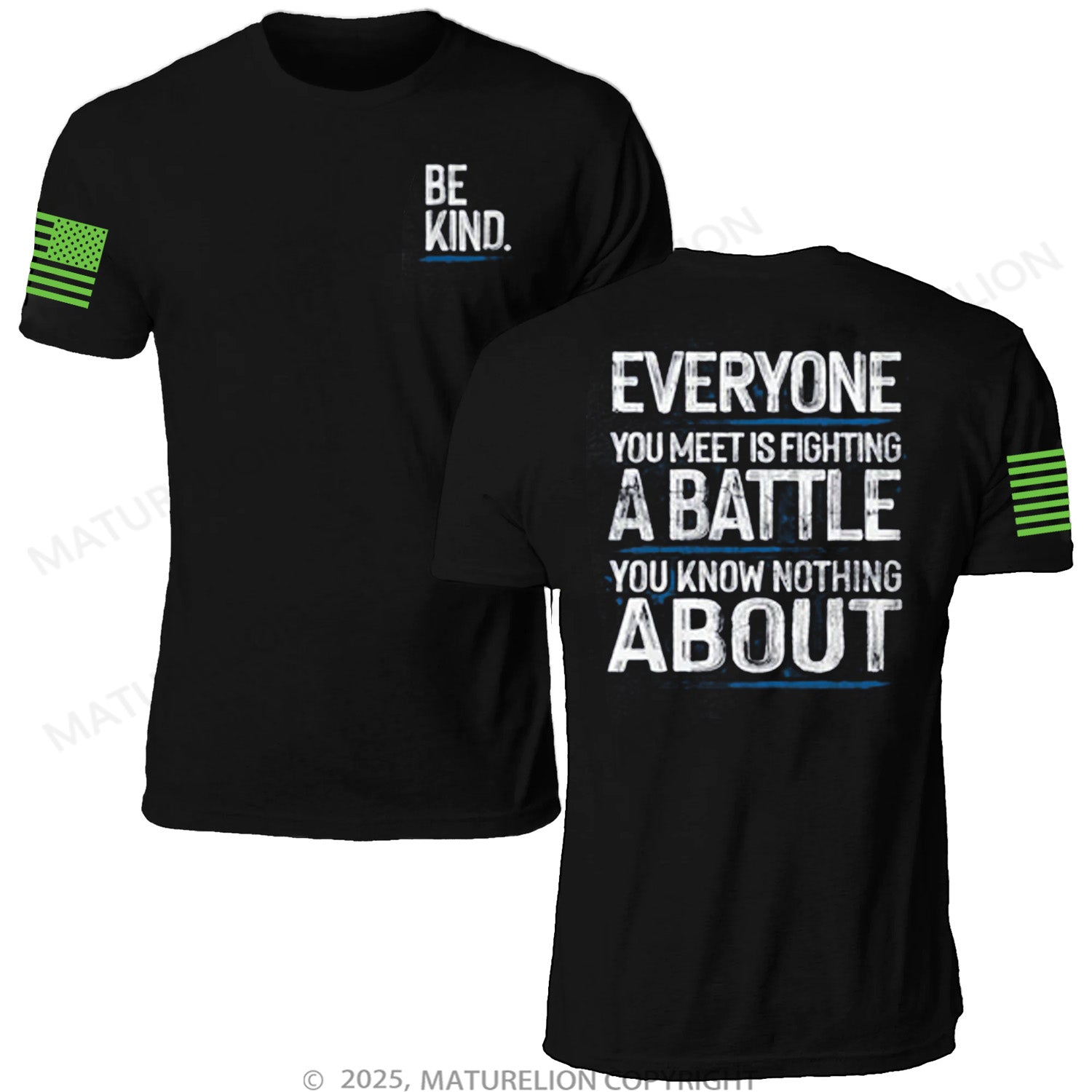 Maturelion Unisex T-Shirt Be Kind Memorial T-shirt