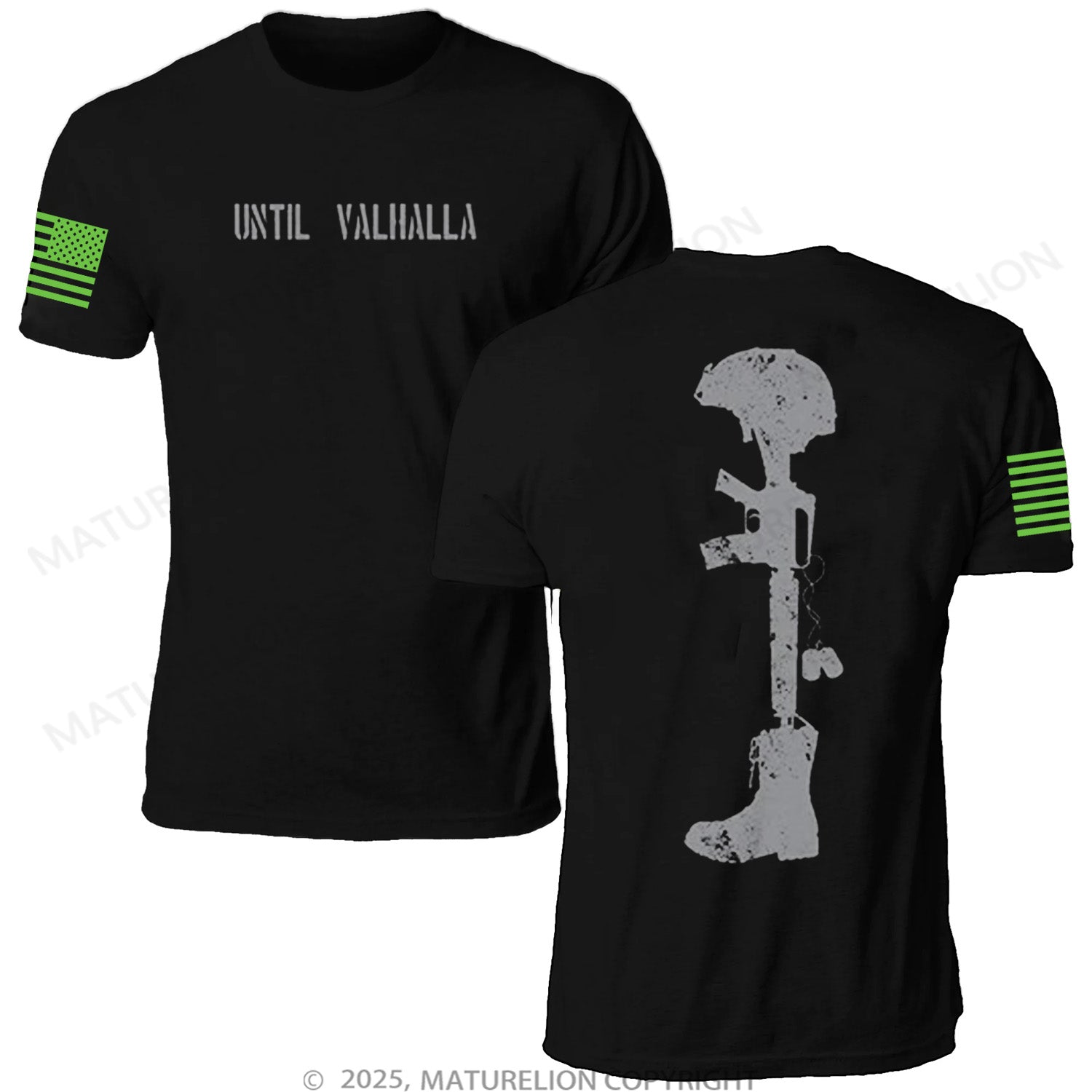 Maturelion Unisex T-Shirt Until Valhalla Memorial T-shirt