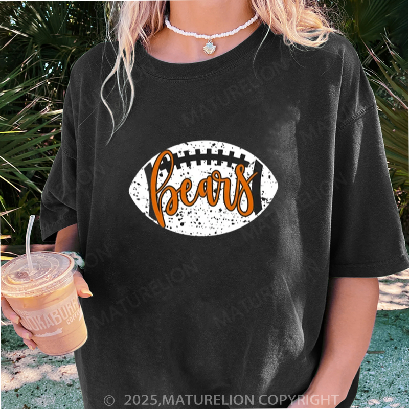 Maturelion Women's T-shirt Custom Team Name DTG Washed T-shirt