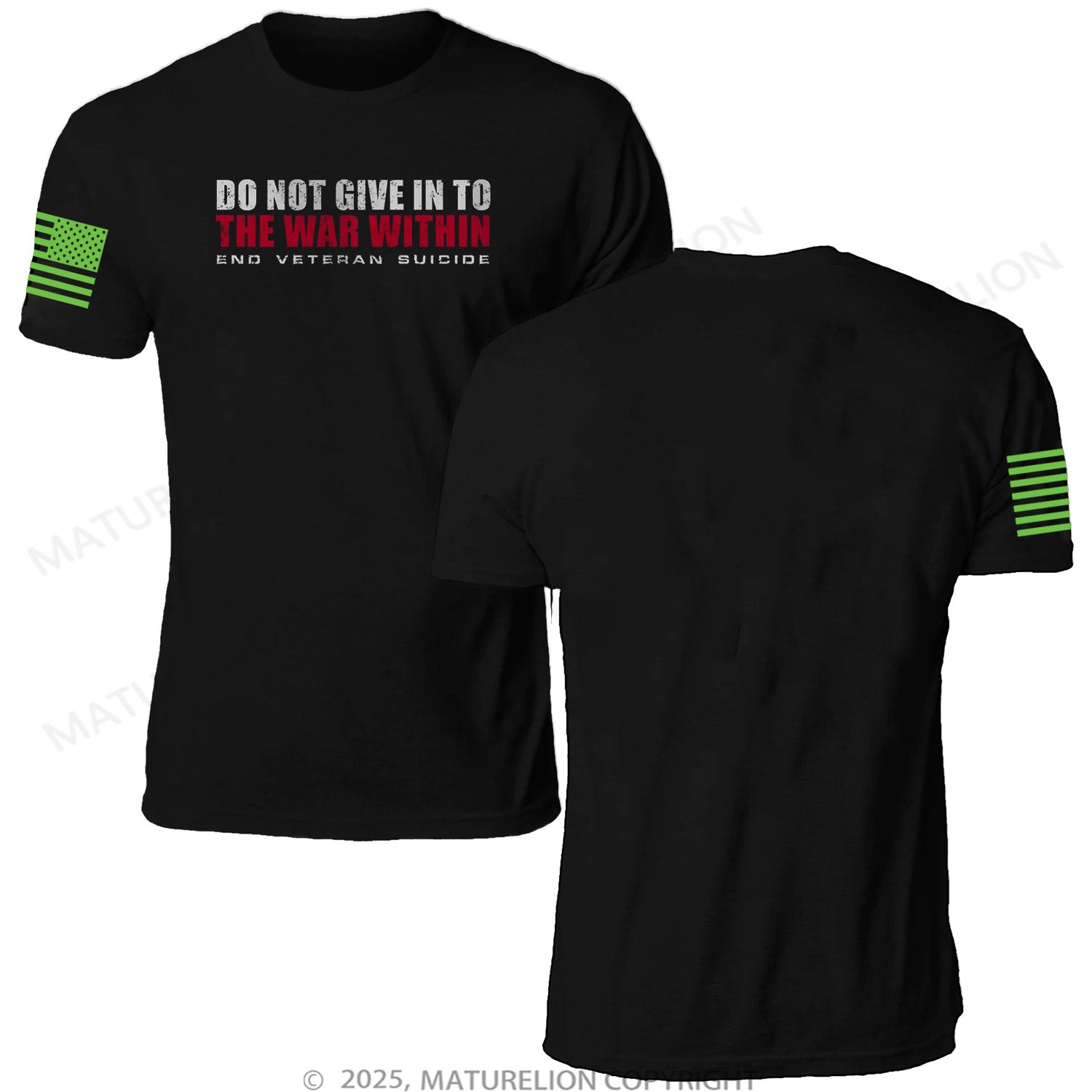 Maturelion Unisex T-Shirt Do Not Give In Memorial T-shirt
