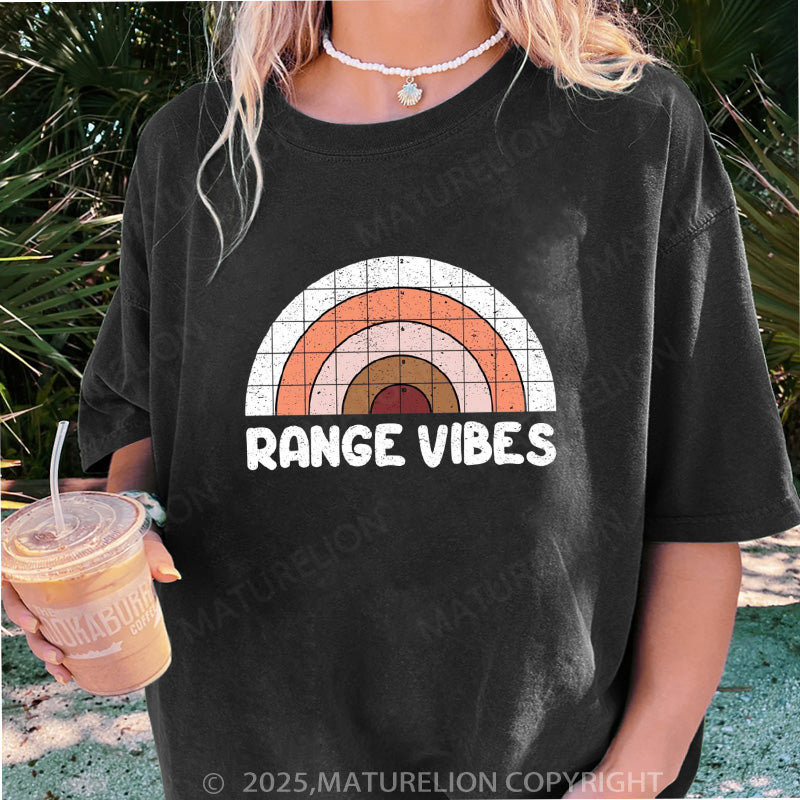Maturelion Women's T-shirt Range Vibes DTG Washed T-shirt