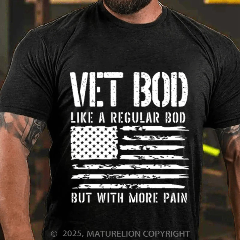 Maturelion Men's T-Shirt VET Bod Cotton T-Shirt