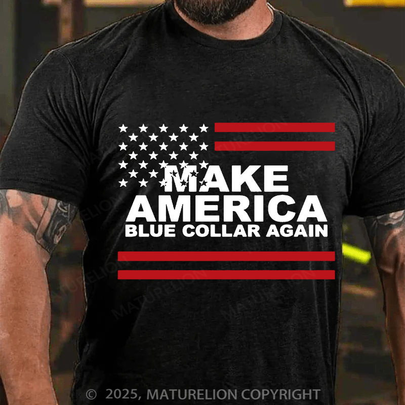 Maturelion Men's T-shirt Great Again Cotton T-shirt