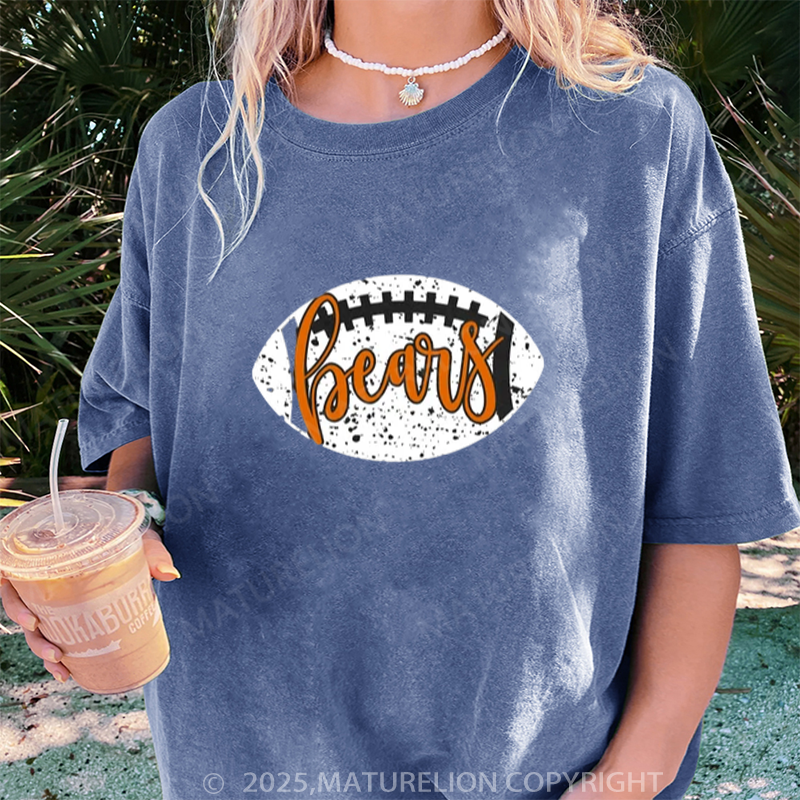 Maturelion Women's T-shirt Custom Team Name DTG Washed T-shirt