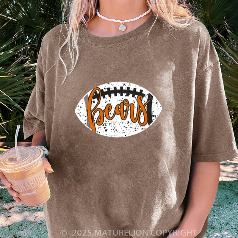 Maturelion Women's T-shirt Custom Team Name DTG Washed T-shirt