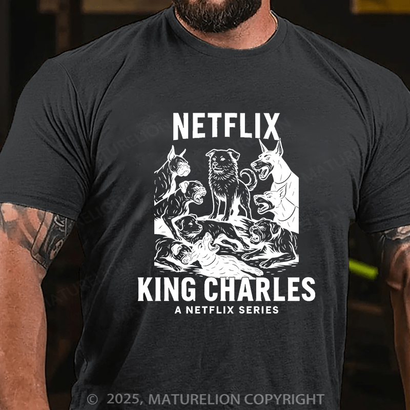 Maturelion Men's T-shirt KING CHARLES Cotton T-shirt