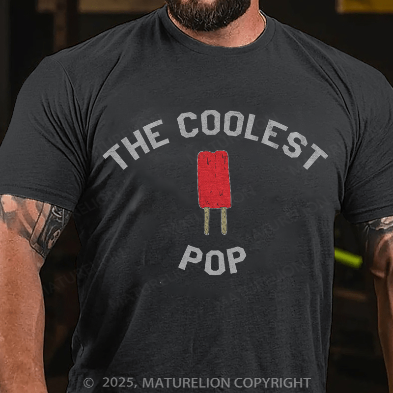 Maturelion Men's T-shirt The Coolest Pop Father's Day T-shirt