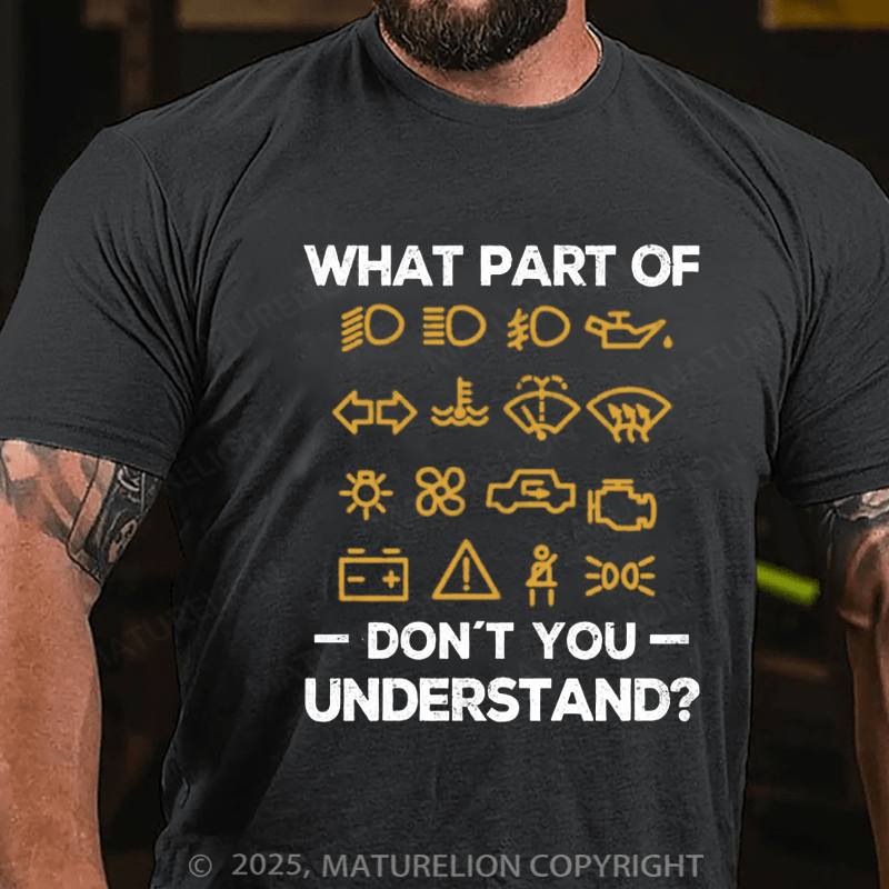 Maturelion Men's T-shirt Auto Mechanic Sayings Cotton T-shirt