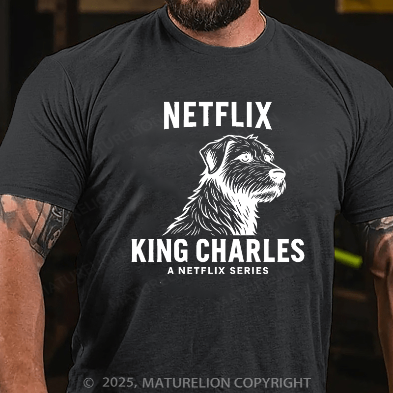 Maturelion Men's T-shirt KING CHARLES Cotton T-shirt