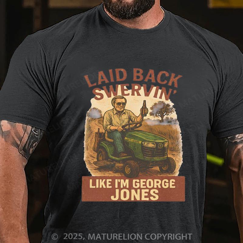 Maturelion Men's T-shirt Country Music Dirt Road Anthem Cotton T-shirt