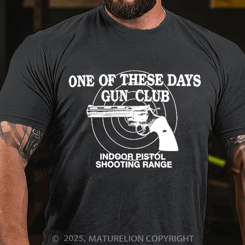 Maturelion Men's T-shirt One Of These Days Cotton T-shirt