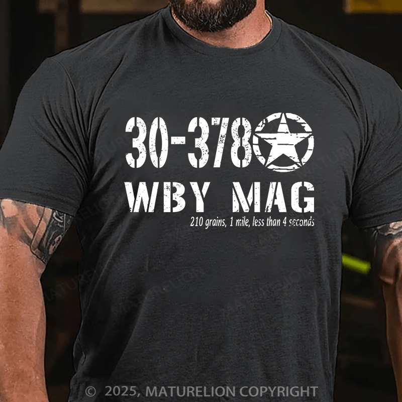 Maturelion Men's T-shirt Wby Mag Cotton T-shirt