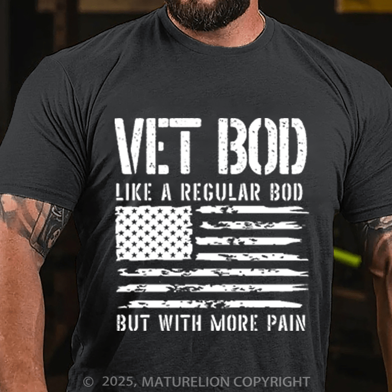 Maturelion Men's T-Shirt VET Bod Cotton T-Shirt
