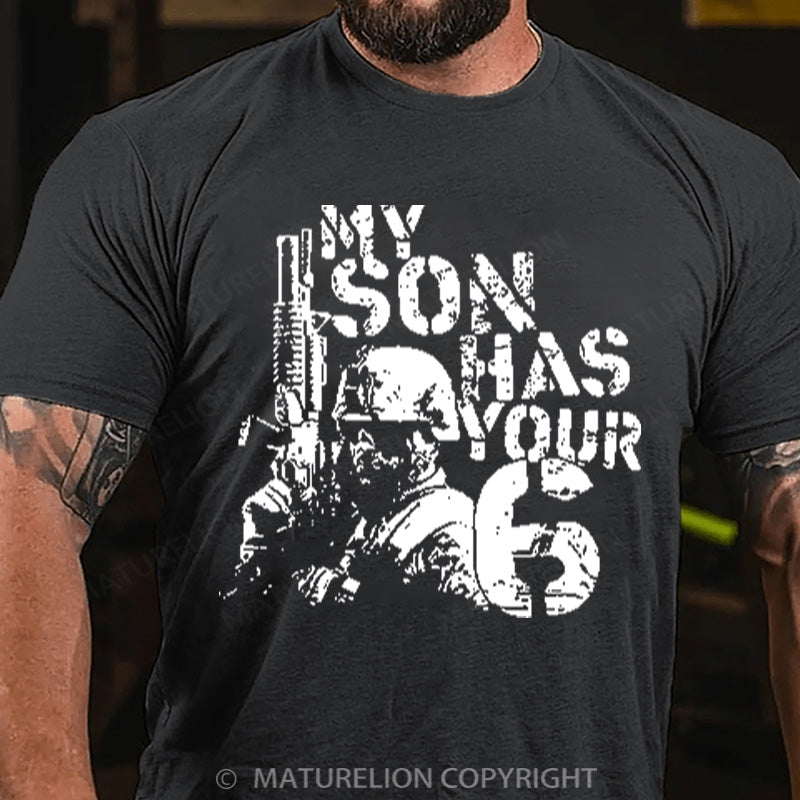 Maturelion Men's T-shirt Son 6 Cotton T-shirt