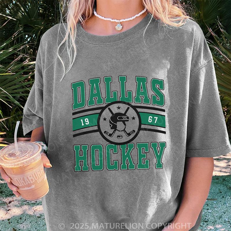 Maturelion Women's T-shirt Dallas Star DTG Washed T-shirt