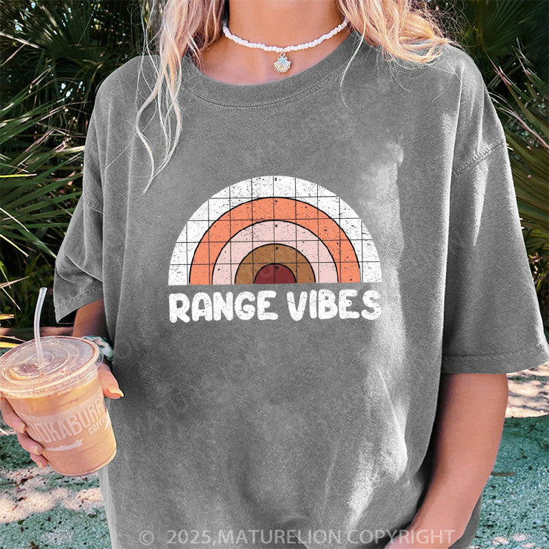 Maturelion Women's T-shirt Range Vibes DTG Washed T-shirt