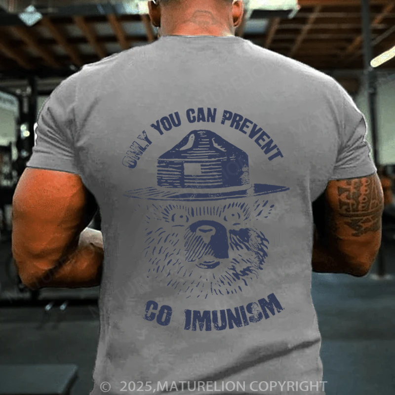 Maturelion Men's T-Shirt Only You Can Prevent Communism Cotton?T-Shirt