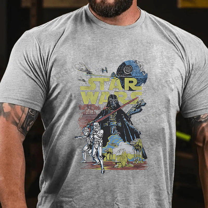 Maturelion Men's T-shirt Star Wars Cotton T-shirt