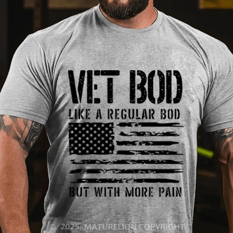 Maturelion Men's T-Shirt VET Bod Cotton T-Shirt