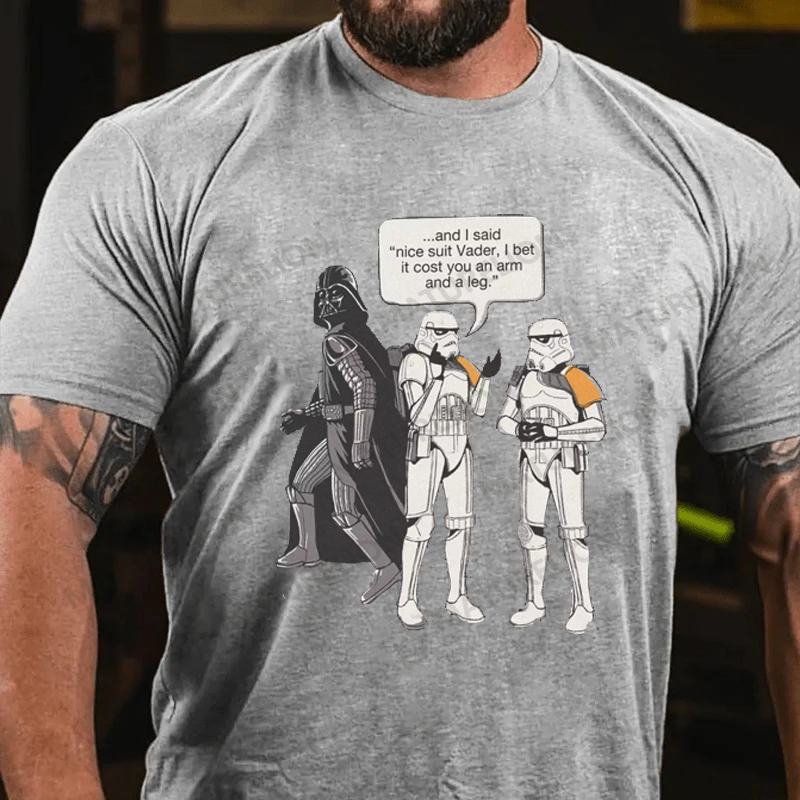 Maturelion Men's T-Shirt Trooper Joke Cotton T-Shirt