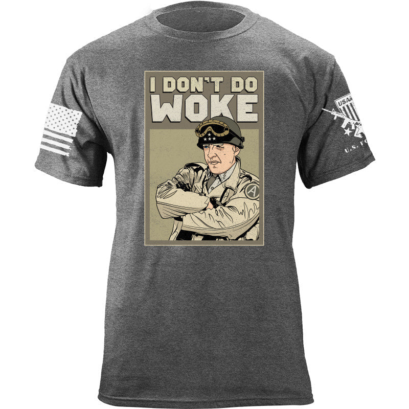 Maturelion Men's T-shirt I Don't Do Woke Cotton T-shirt