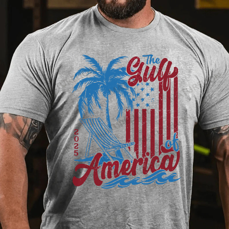 Maturelion Men's T-shirt Gulf-of-America Cotton T-shirt