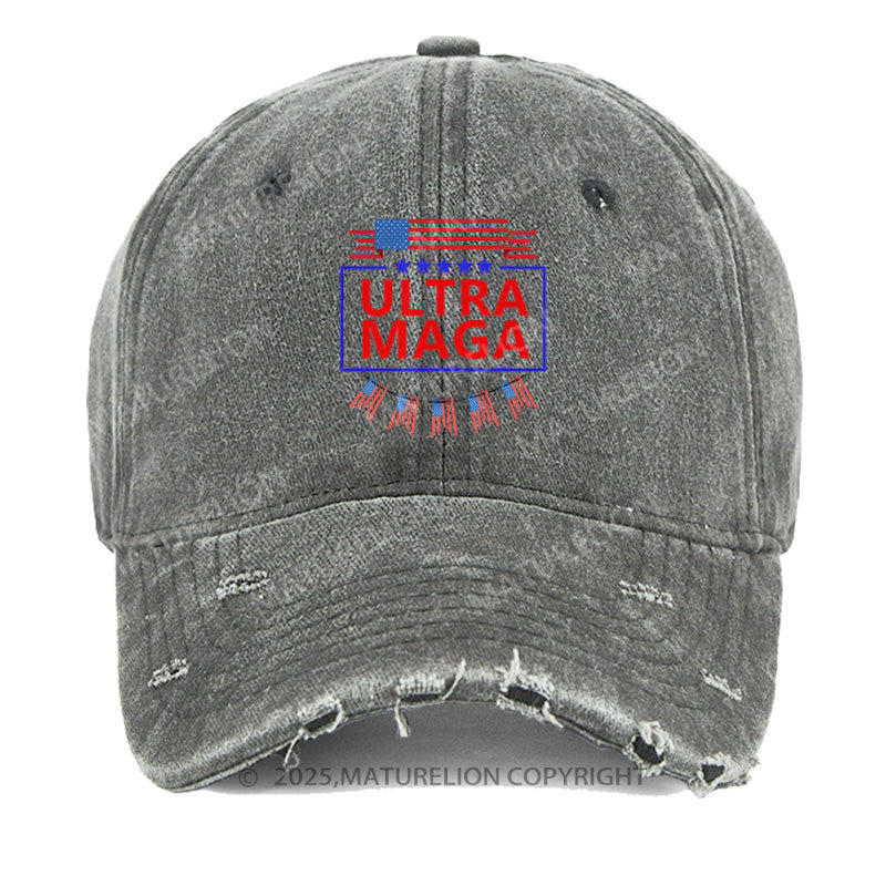 Maturelion Ultra Maga Washed Vintage Cap
