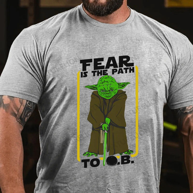 Maturelion Men's T-shirt TEAR IS THE PATH Cotton T-shirt