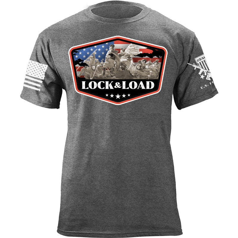 Maturelion Men's T-shirt Lock Load Delaware Cotton T-shirt