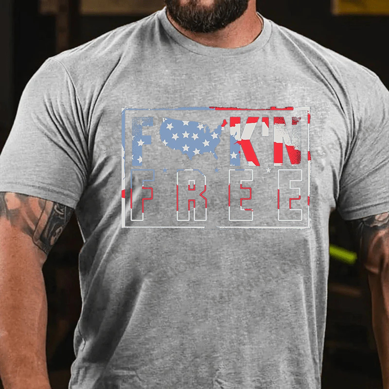 Maturelion Men's T-shirt Fuck Free Father's Day T-shirt