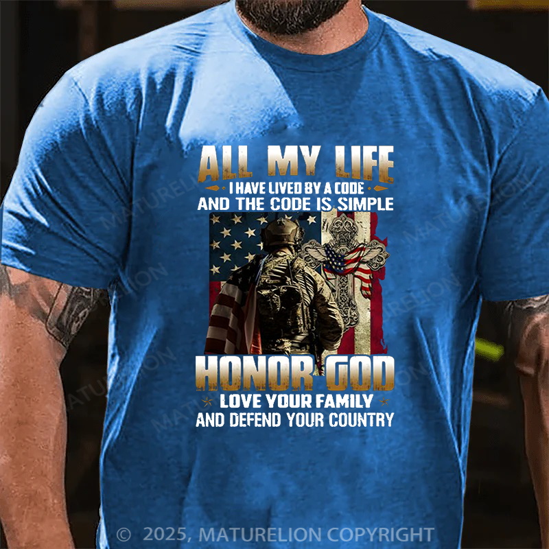 Maturelion Men's T-shirt U.S Veteran T-Shirt ! Order Here Cotton T-shirt