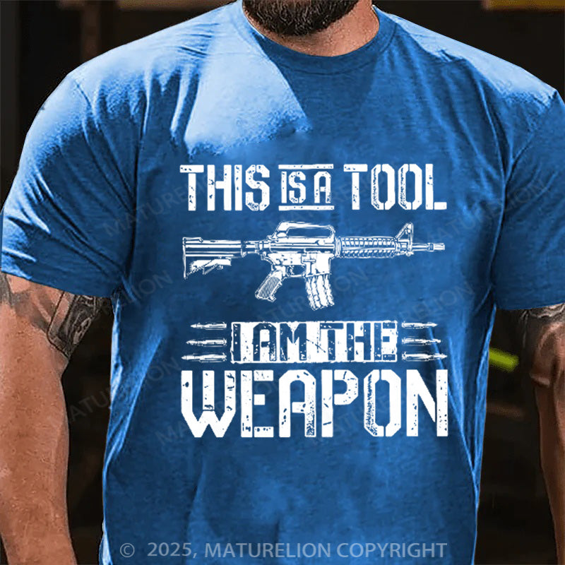 Maturelion Men's T-shirt 2nd Amendment Cotton T-shirt