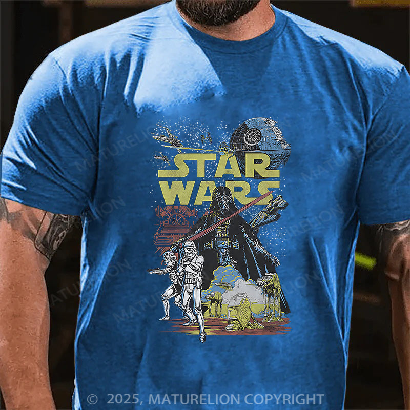Maturelion Men's T-shirt Star Wars Cotton T-shirt