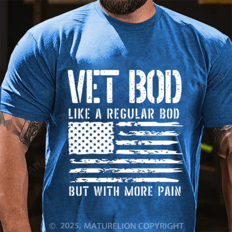 Maturelion Men's T-Shirt VET Bod Cotton T-Shirt