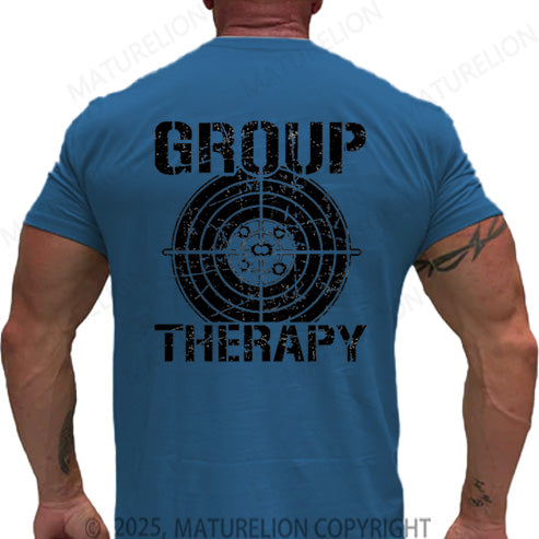 Maturelion Men's T-shirt Group Therapy Cotton T-shirt