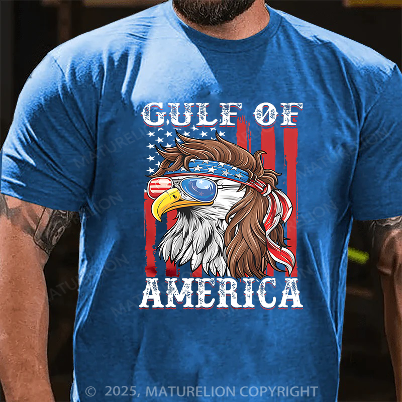 Maturelion Men's T-Shirt Gulf Of Us 4th Of July T-shirt