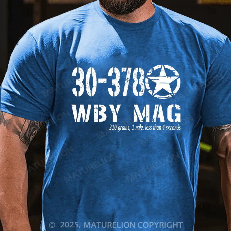 Maturelion Men's T-shirt Wby Mag Cotton T-shirt