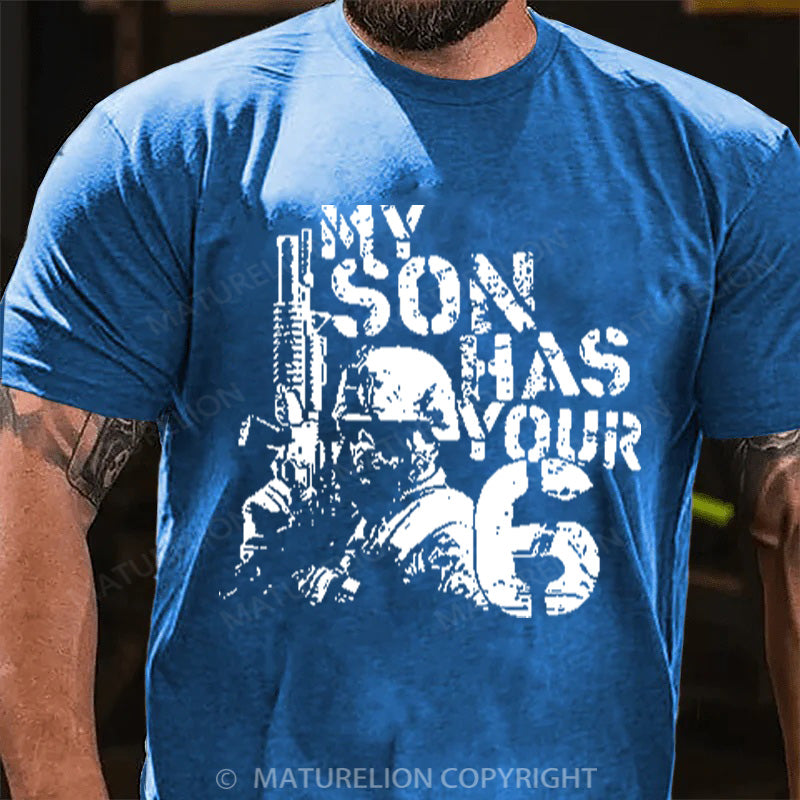 Maturelion Men's T-shirt Son 6 Cotton T-shirt
