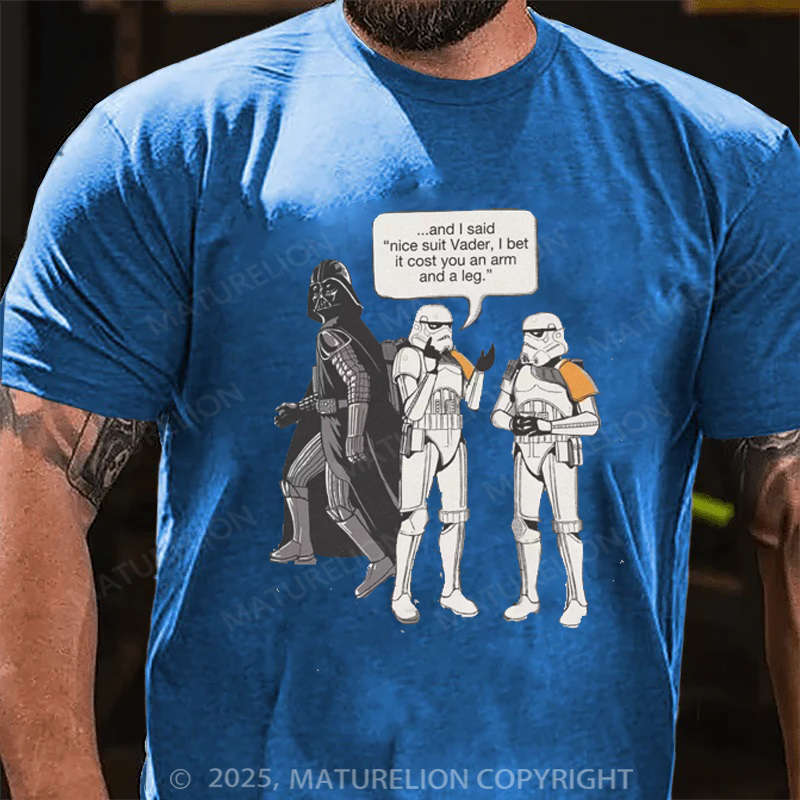 Maturelion Men's T-Shirt Trooper Joke Cotton T-Shirt