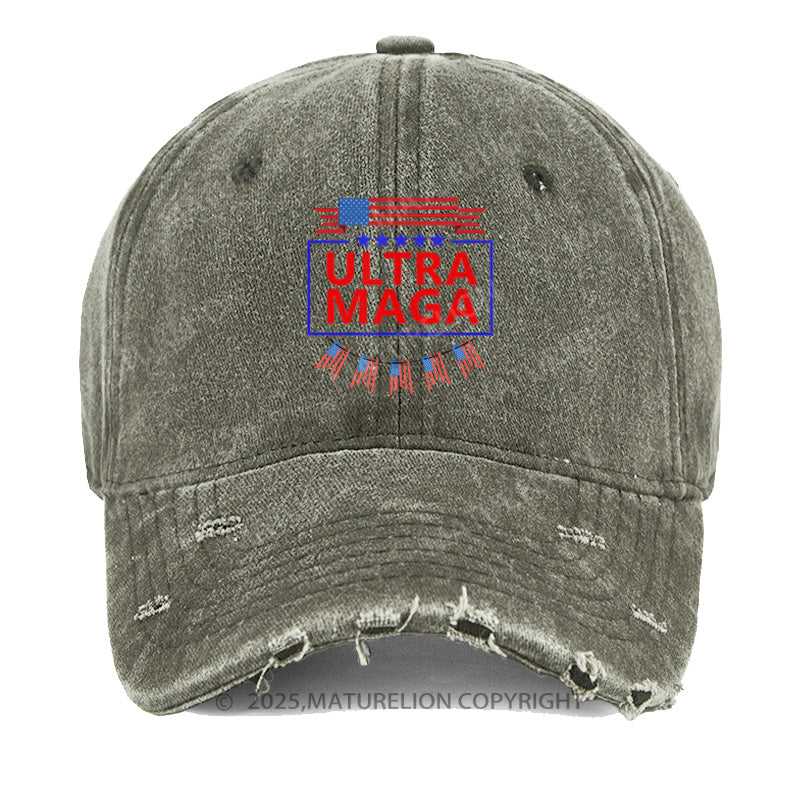 Maturelion Ultra Maga Washed Vintage Cap