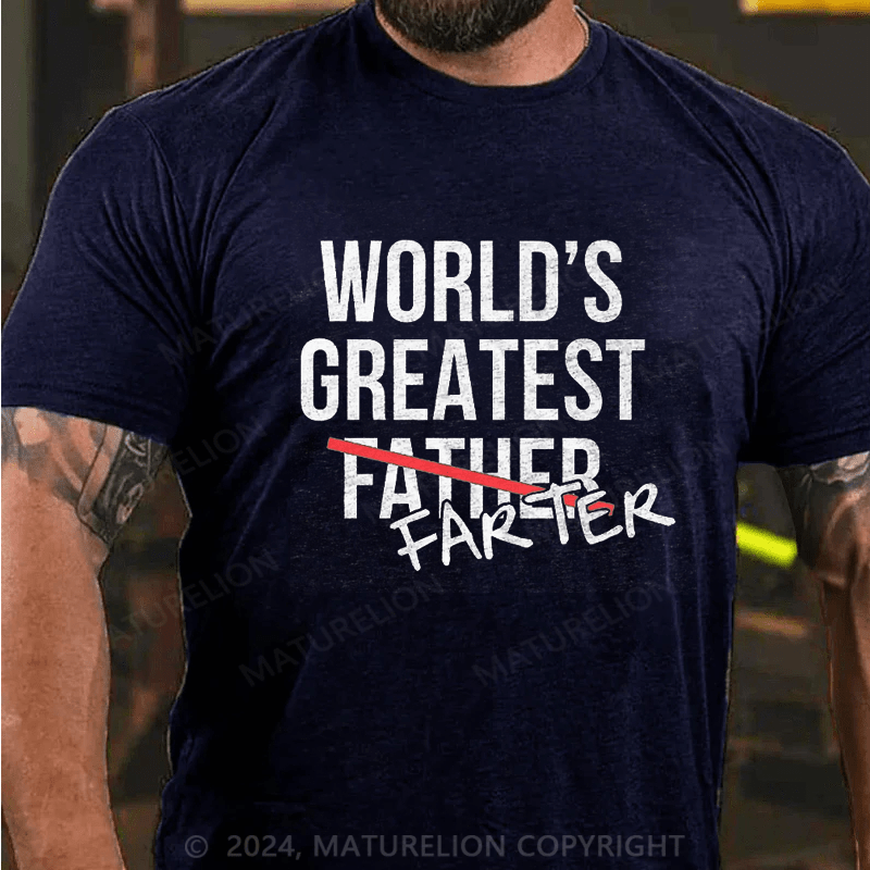 Maturelion Worlds Greatest Farter T-Shirt