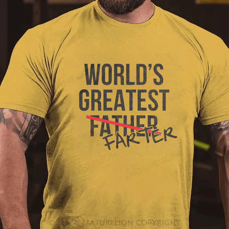 Maturelion Worlds Greatest Farter T-Shirt