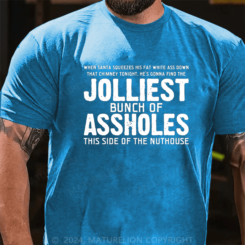 Maturelion Christmas T-shirt Funny Sarcastic Christmas Novelty T-shirt