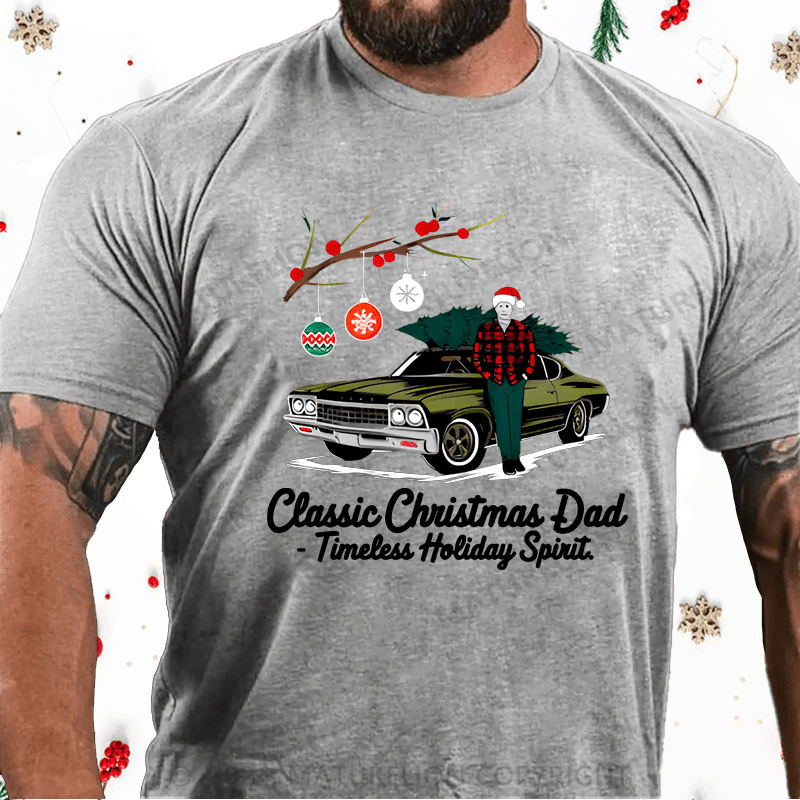 Maturelion Christmas T-shirt Gift for Dad