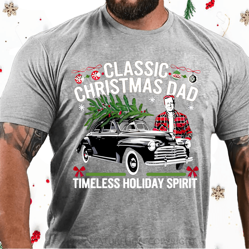 Maturelion Christmas T-shirt Gift for Dad