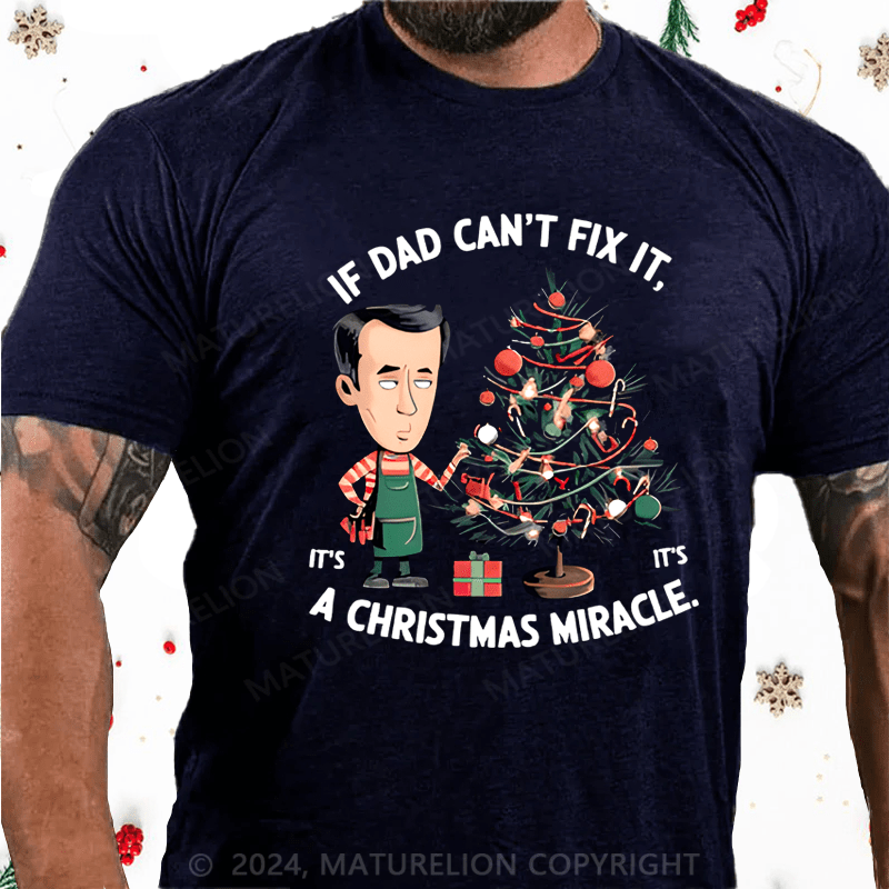 Maturelion Christmas T-Shirt Christmas Gifts for Dad Shirt Designs 2024