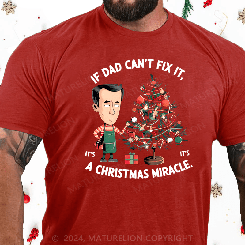Maturelion Christmas T-Shirt Christmas Gifts for Dad Shirt Designs 2024