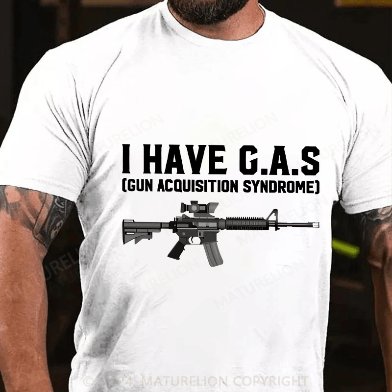 Maturelion Men's T-Shirt I HAVE C.A.S Cotton T-Shirt
