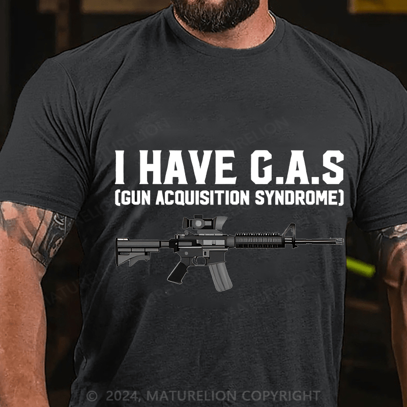 Maturelion Men's T-Shirt I HAVE C.A.S Cotton T-Shirt
